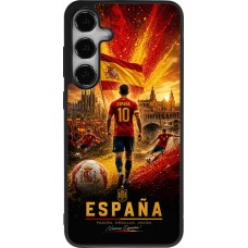 Samsung Galaxy S24+ Case Hülle - Silikon schwarz Fussball Espanien splash 2026