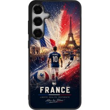 Samsung Galaxy S24+ Case Hülle - Silikon schwarz Fussball Frankreich splash 2026