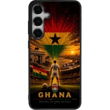 Samsung Galaxy S24+ Case Hülle - Silikon schwarz Fussball Ghana splash 2026