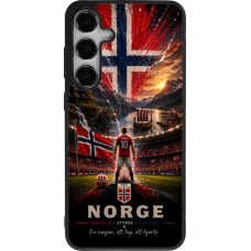 Samsung Galaxy S24+ Case Hülle - Silikon schwarz Fussball Norwegen splash 2026
