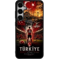 Samsung Galaxy S24+ Case Hülle - Silikon schwarz Fussball Türkei splash 2026