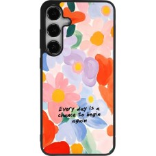 Samsung Galaxy S24+ Case Hülle - Silikon schwarz Every day is a chance 2026