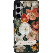 Samsung Galaxy S24+ Case Hülle - Silikon schwarz Full Bloom 2026