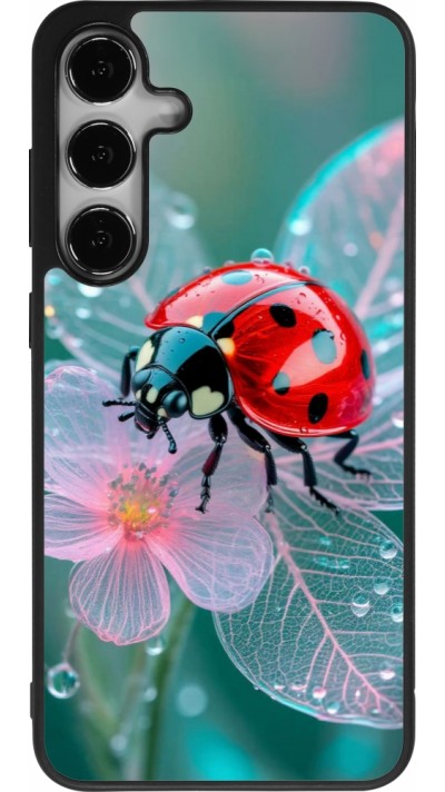 Samsung Galaxy S24+ Case Hülle - Silikon schwarz Ladybird in bloom 2026