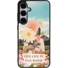 Samsung Galaxy S24+ Case Hülle - Silikon schwarz Live life in full moon 2026