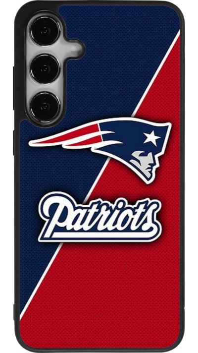 Samsung Galaxy S24+ Case Hülle - Silikon schwarz Super Bowl 26 Patriots 1