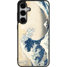 Samsung Galaxy S24+ Case Hülle - Silikon schwarz Kunstbild - Die große Welle vor Kanagawa - Hokusai
