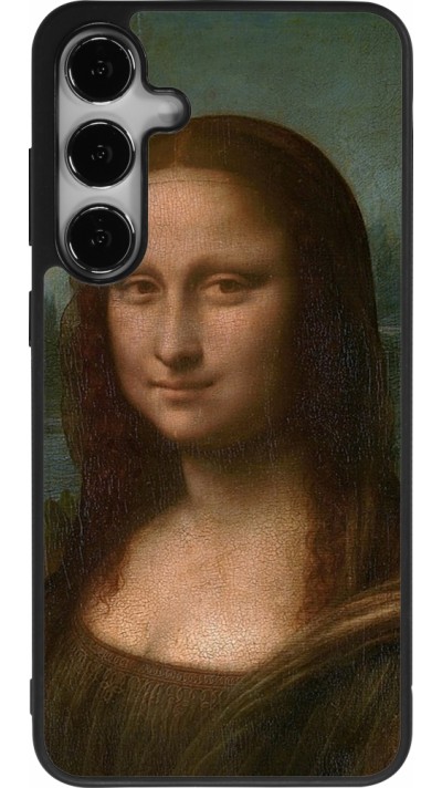 Samsung Galaxy S24+ Case Hülle - Silikon schwarz Kunstbild - Mona Lisa - Leonardo de Vinci