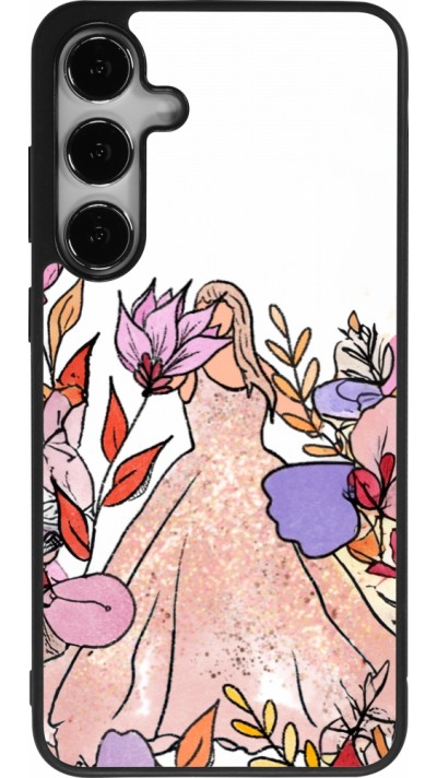 Samsung Galaxy S24+ Case Hülle - Silikon schwarz Taylor Swift Sketch - White