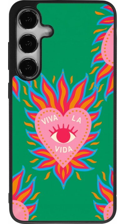 Samsung Galaxy S24+ Case Hülle - Silikon schwarz Viva la vida 2026