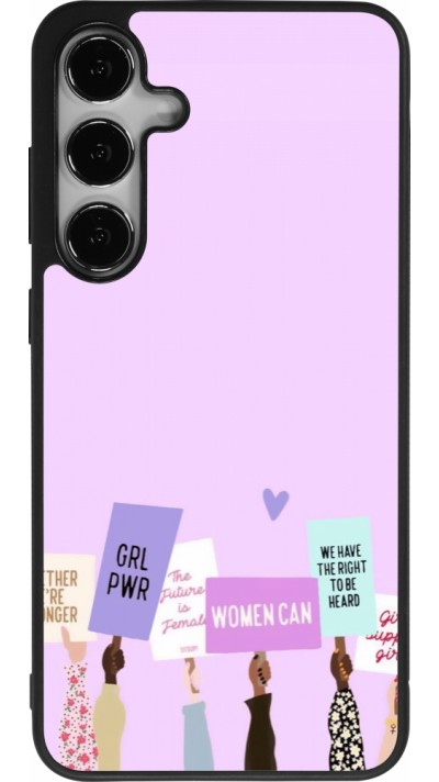 Samsung Galaxy S24+ Case Hülle - Silikon schwarz Womens day 2026 9