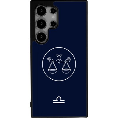 Samsung Galaxy S24 Ultra Case Hülle - Silikon schwarz Astrologie Waage