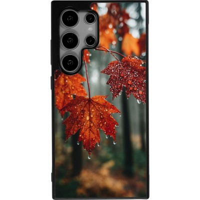 Samsung Galaxy S24 Ultra Case Hülle - Silikon schwarz Autumn 25 Rain