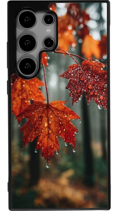 Samsung Galaxy S24 Ultra Case Hülle - Silikon schwarz Autumn 25 Rain