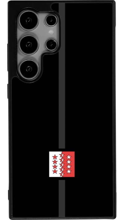 Samsung Galaxy S24 Ultra Case Hülle - Silikon schwarz Kanton VS schwarz