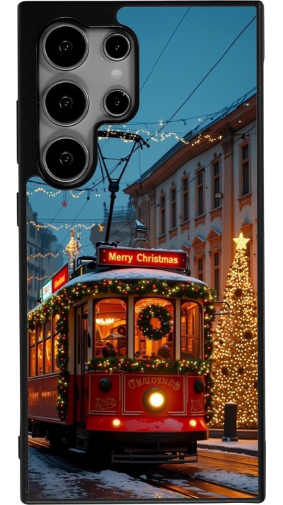 Samsung Galaxy S24 Ultra Case Hülle - Silikon schwarz Christmas 25 Xmas Train