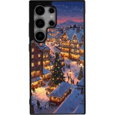 Samsung Galaxy S24 Ultra Case Hülle - Silikon schwarz Christmas 25 Xmas Village