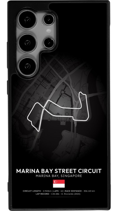 Samsung Galaxy S24 Ultra Case Hülle - Silikon schwarz F1 Track 2025 Singapore