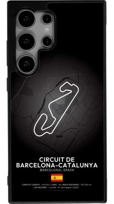 Samsung Galaxy S24 Ultra Case Hülle - Silikon schwarz F1 Track 2025 Spain