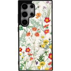 Samsung Galaxy S24 Ultra Case Hülle - Silikon schwarz Flora Botanical Wildlife