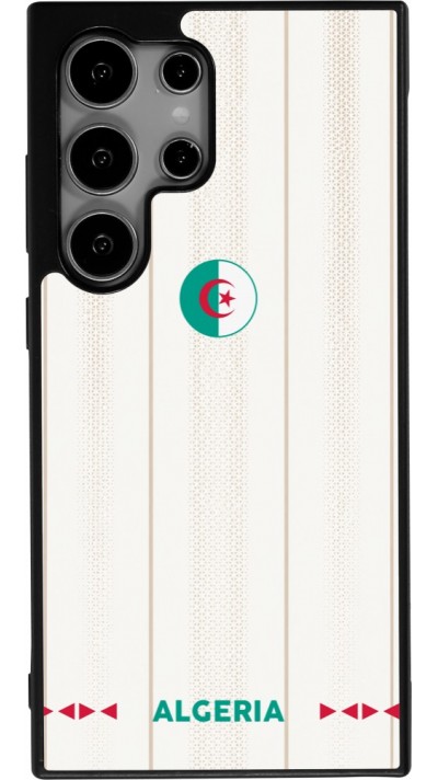 Samsung Galaxy S24 Ultra Case Hülle - Silikon schwarz Algerien 2026 personalisierbares Fussballtrikot