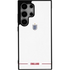 Samsung Galaxy S24 Ultra Case Hülle - Silikon schwarz England 2026 personalisierbares Fussballtrikot