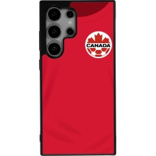 Samsung Galaxy S24 Ultra Case Hülle - Silikon schwarz Kanada 2022 personalisierbares Fussballtrikot