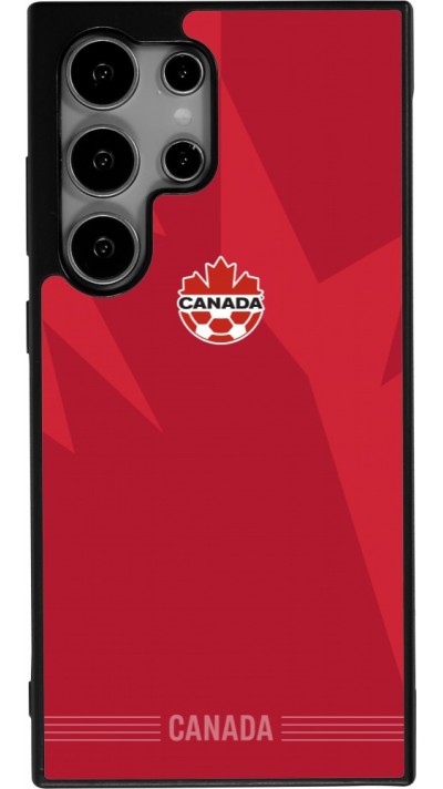 Samsung Galaxy S24 Ultra Case Hülle - Silikon schwarz Kanada 2026 personalisierbares Fussballtrikot