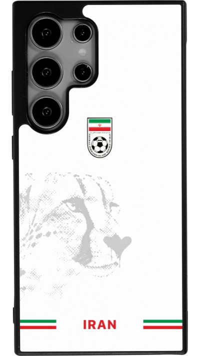 Samsung Galaxy S24 Ultra Case Hülle - Silikon schwarz Iran 2026 personalisierbares Fussballtrikot