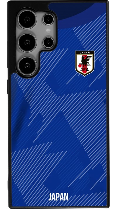 Samsung Galaxy S24 Ultra Case Hülle - Silikon schwarz Japan 2022 personalisierbares Fussballtrikot