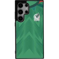 Samsung Galaxy S24 Ultra Case Hülle - Silikon schwarz Mexiko 2022 personalisierbares Fussballtrikot