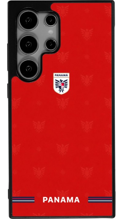 Samsung Galaxy S24 Ultra Case Hülle - Silikon schwarz Panama 2026 personalisierbares Fussballtrikot
