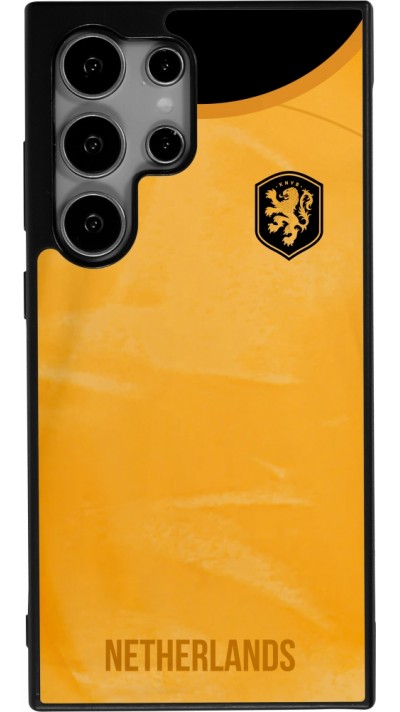 Samsung Galaxy S24 Ultra Case Hülle - Silikon schwarz Holland 2022 personalisierbares Fußballtrikot