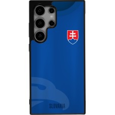Samsung Galaxy S24 Ultra Case Hülle - Silikon schwarz Fussballtrikot Slowakei