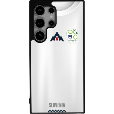 Samsung Galaxy S24 Ultra Case Hülle - Silikon schwarz Fussballtrikot Slowenien