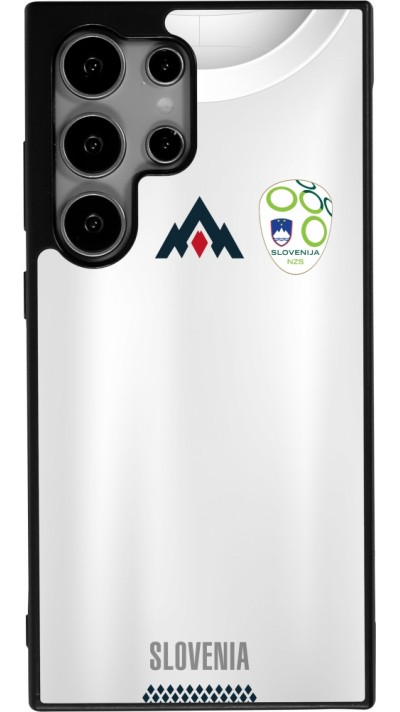 Samsung Galaxy S24 Ultra Case Hülle - Silikon schwarz Fussballtrikot Slowenien
