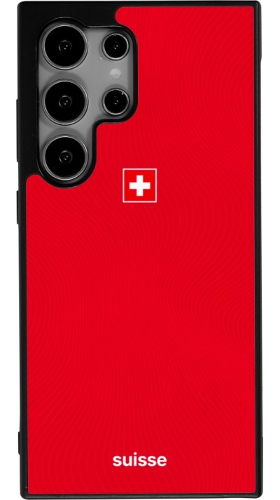 Samsung Galaxy S24 Ultra Case Hülle - Silikon schwarz Schweiz 2026 personalisierbares Fussballtrikot