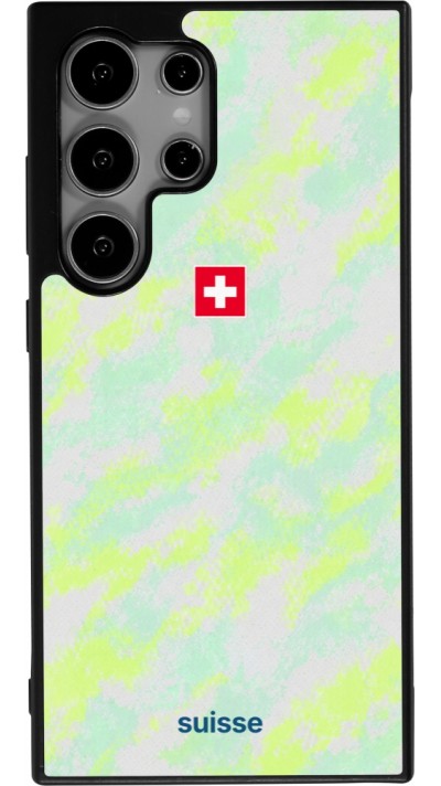 Samsung Galaxy S24 Ultra Case Hülle - Silikon schwarz Schweiz Away 2026 personalisierbares Fussballtrikot