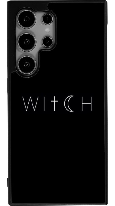 Samsung Galaxy S24 Ultra Case Hülle - Silikon schwarz Halloween 22 witch word