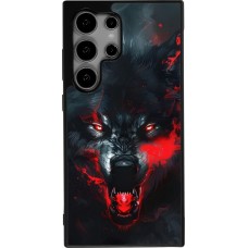 Samsung Galaxy S24 Ultra Case Hülle - Silikon schwarz Halloween 2024 mad werewolf