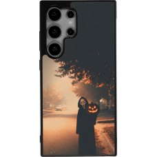 Samsung Galaxy S24 Ultra Case Hülle - Silikon schwarz Halloween 2025 Scream