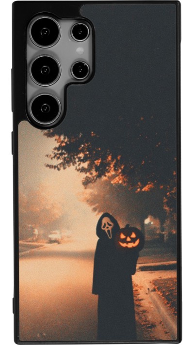 Samsung Galaxy S24 Ultra Case Hülle - Silikon schwarz Halloween 2025 Scream