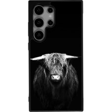 Samsung Galaxy S24 Ultra Case Hülle - Silikon schwarz Highland calf black