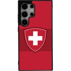 Samsung Galaxy S24 Ultra Case Hülle - Silikon schwarz Hockey World Championship Ecusson Suisse
