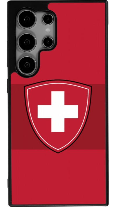 Samsung Galaxy S24 Ultra Case Hülle - Silikon schwarz Hockey World Championship Ecusson Suisse
