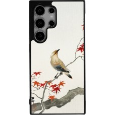 Samsung Galaxy S24 Ultra Case Hülle - Silikon schwarz Japanese Bird
