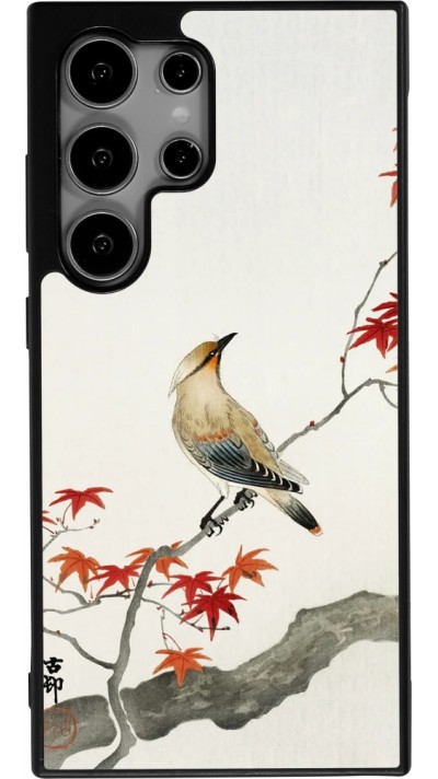 Samsung Galaxy S24 Ultra Case Hülle - Silikon schwarz Japanese Bird
