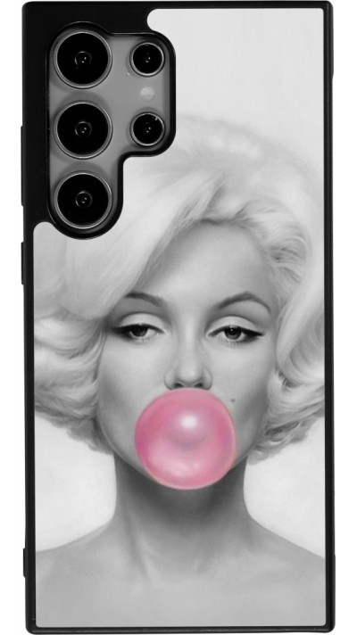 Samsung Galaxy S24 Ultra Case Hülle - Silikon schwarz Marilyn Bubble