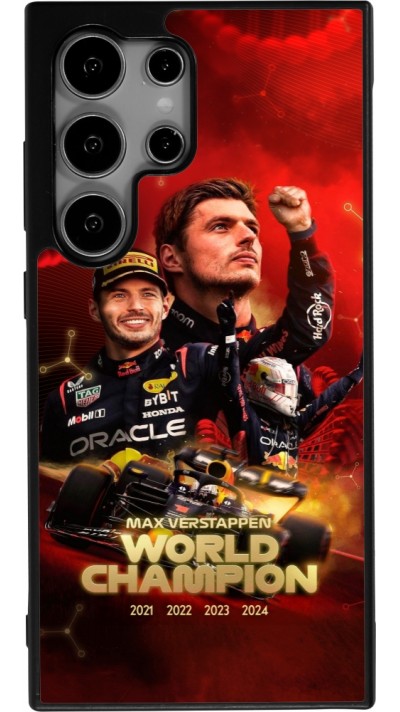 Samsung Galaxy S24 Ultra Case Hülle - Silikon schwarz Max Verstappen Champion 2023
