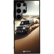 Samsung Galaxy S24 Ultra Case Hülle - Silikon schwarz Mercedes G Drift Wueste